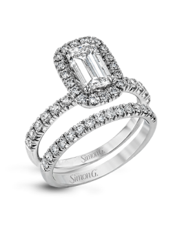 Wedding Set in 18k Gold with Diamonds