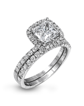 Wedding Set in 18k Gold with Diamonds