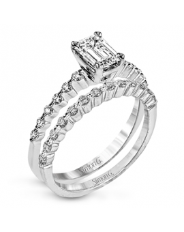 Wedding Set in 18k Gold with Diamonds