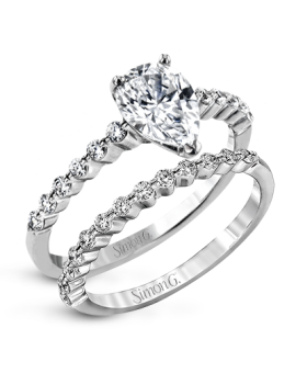 Wedding Set in 18k Gold with Diamonds