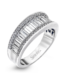 Anniversary Ring in 18k Gold with Diamonds