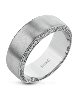 Men Ring in 14k Gold with Diamonds