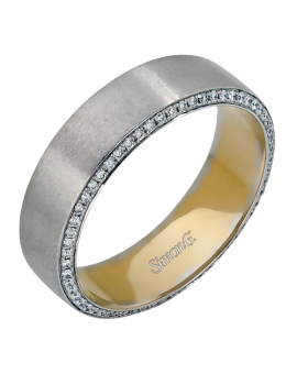 Men Ring in 14k Gold with Diamonds