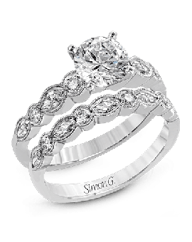 Wedding Set in 18k Gold with Diamonds