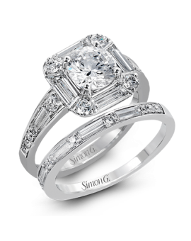 Wedding Set in 18k Gold with Diamonds