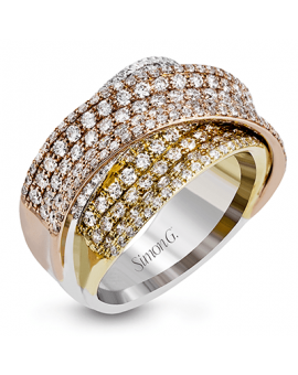 Right Hand Ring in 18k Gold with Diamonds