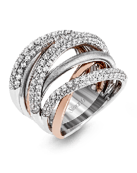 Right Hand Ring in 18k Gold with Diamonds