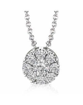 Pendant in 14k Gold with Diamonds