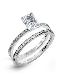 Wedding Set in 18k Gold with Diamonds