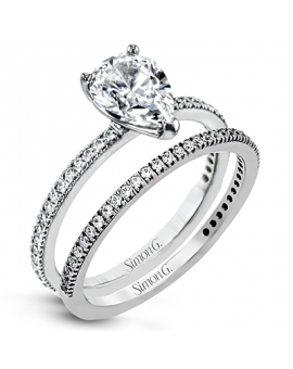 Wedding Set in 18k Gold with Diamonds
