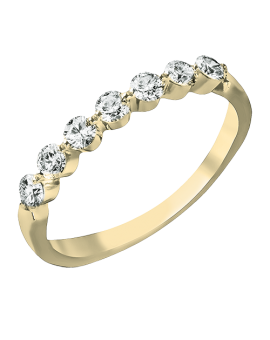 Right Hand Ring in 14k Gold with Diamonds