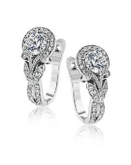 Earring in 18k Gold with Diamonds