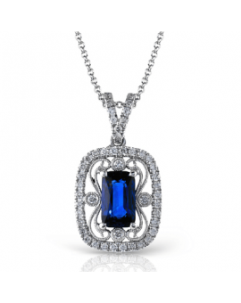 Color Pendant in 18k Gold with Diamonds