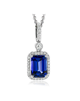 Color Pendant in 18k Gold with Diamonds
