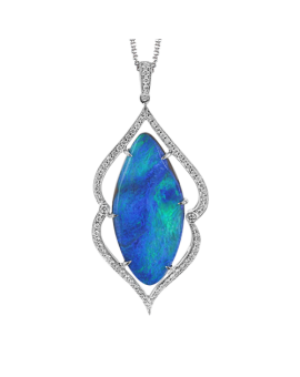 Color Pendant in 18k Gold with Diamonds