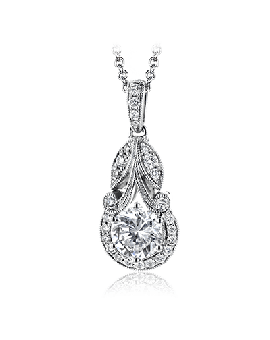 Pendant in 18k Gold with Diamonds