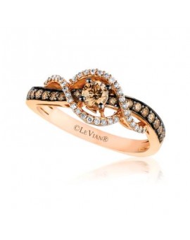 14K R/G RING 0.60 DIA