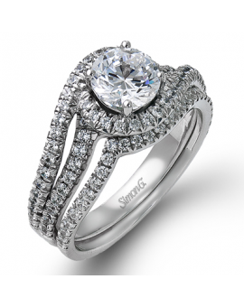 Wedding Set in 18k Gold with Diamonds