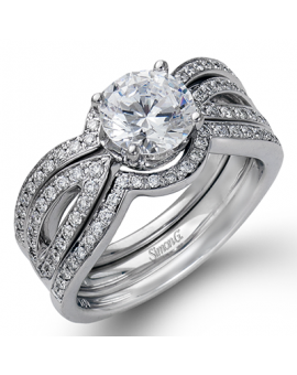 Wedding Set in 18k Gold with Diamonds