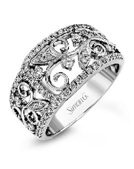 Right Hand Ring in 18k Gold with Diamonds