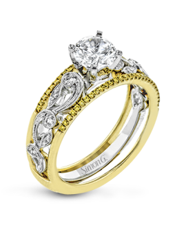 Wedding Set in 18k Gold with Diamonds