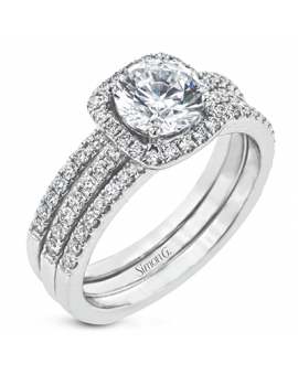 Wedding Set in 18k Gold with Diamonds