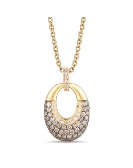 14K Y/G PEND 0.61 DIA