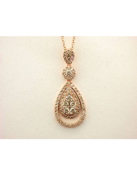 14K R/G PEND 1.34 DIA