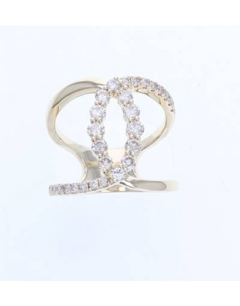 14K Y/G RING 0.99 DIA