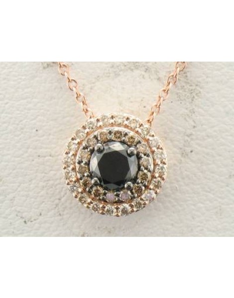 14K R/G PEND 0.62 DIA