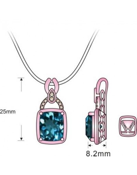 14K R/G PEND 0.06 DIA 4.25 DB |E|