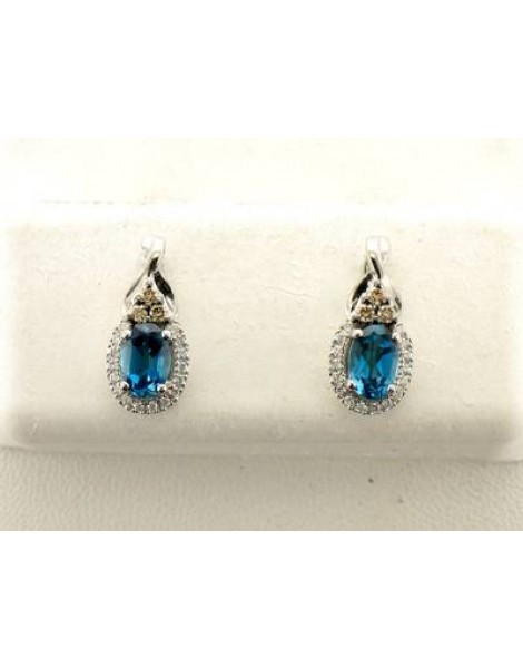 14K W/G EARR 0.17 DIA 1.00 DB |E|