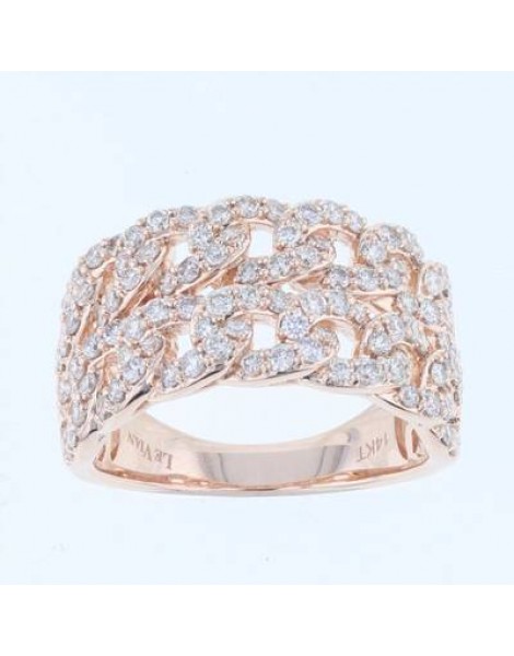 14K R/G RING 1.29 DIA