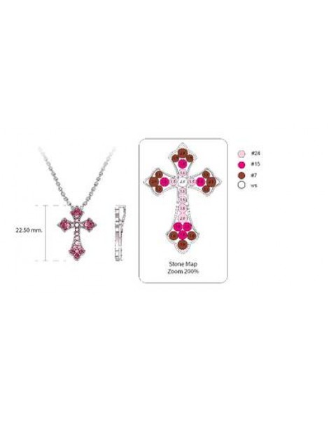 14K W/G PEND 0.64 RP |E|