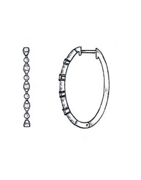 95% PLATINUM  EARR 0.59 DIA