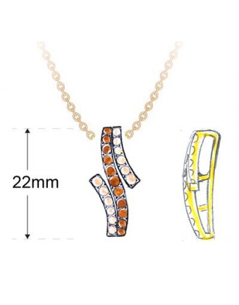 14K Y/G PEND 0.65 DIA