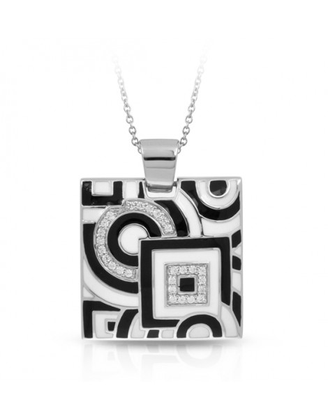 Geometrica Black and White Pendant