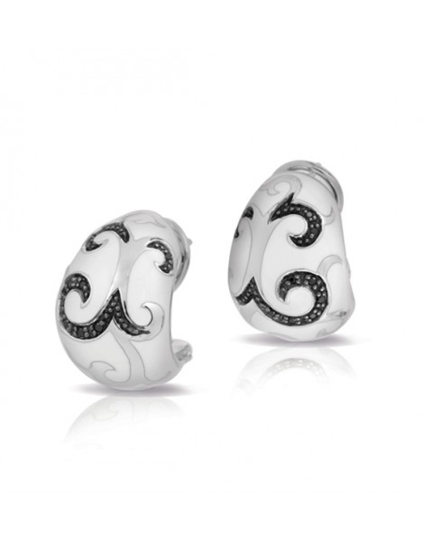 Royale Black and White Earrings