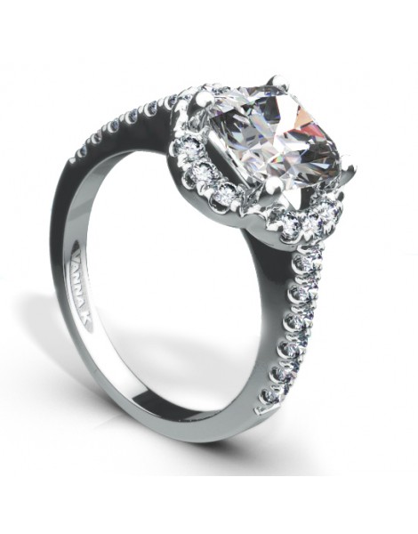 Vintage Inspired Diamond Pave Set Solea Ring Style 18RGL323DCZ