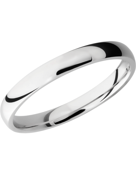 Titanium 3mm domed band