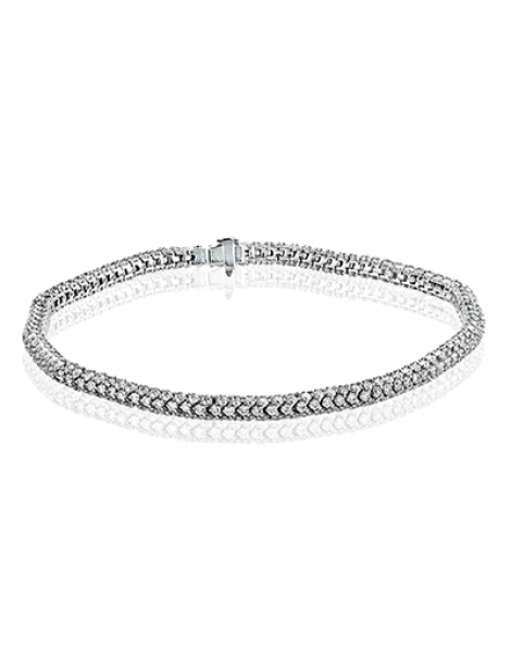 Bracelet in 18k Gold with Diamonds