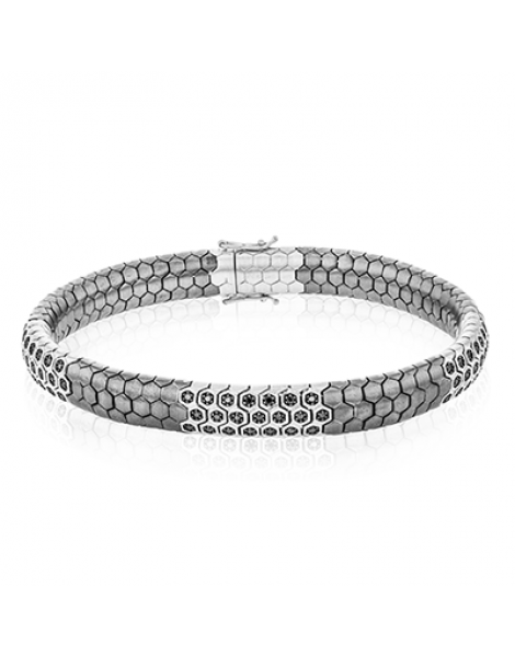 Gent Bracelet in 14k Gold with Diamonds