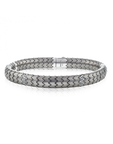Gent Bracelet in 14k Gold with Diamonds