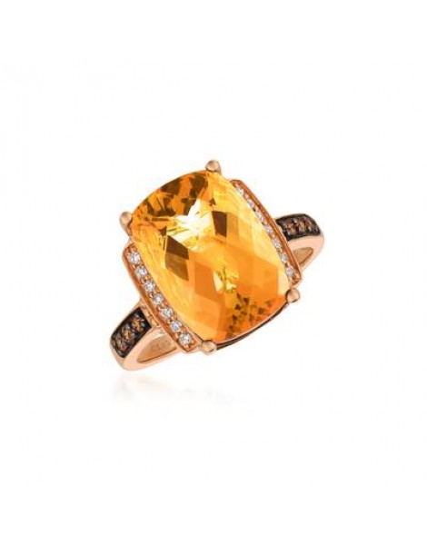 14K R/G RING 0.16 DIA 5.50 CT |H|