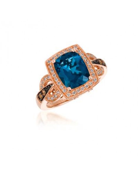 14K R/G RING 0.34 DIA 3.02 DB |E|