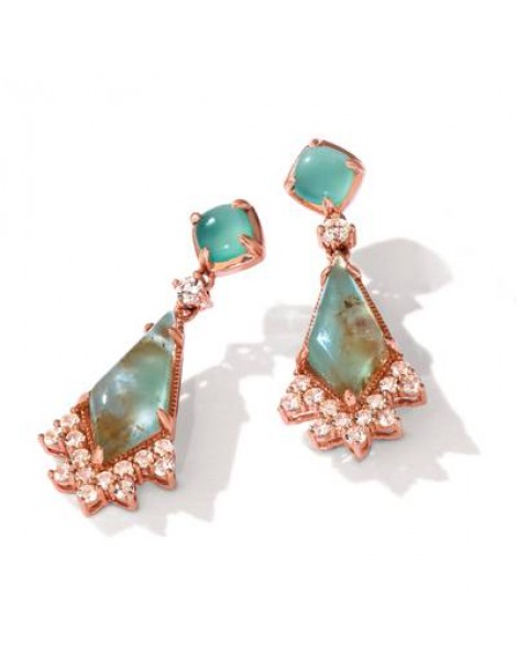 14K R/G EARR 5.62 AC, WT |E,E|