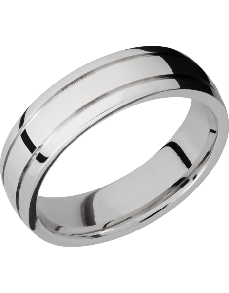 Cobalt chrome 6mm domed band