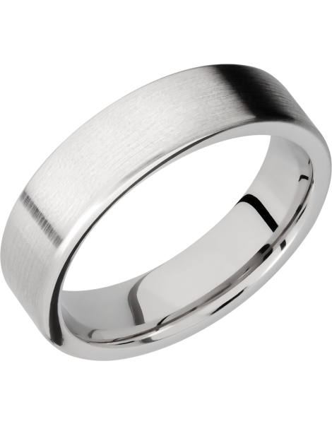 Cobalt chrome 6mm flat band