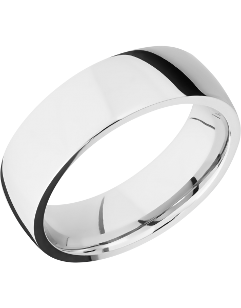 Cobalt chrome 7mm low-domed band