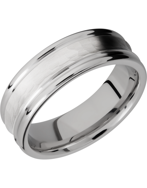 Cobalt chrome 7mm concave band